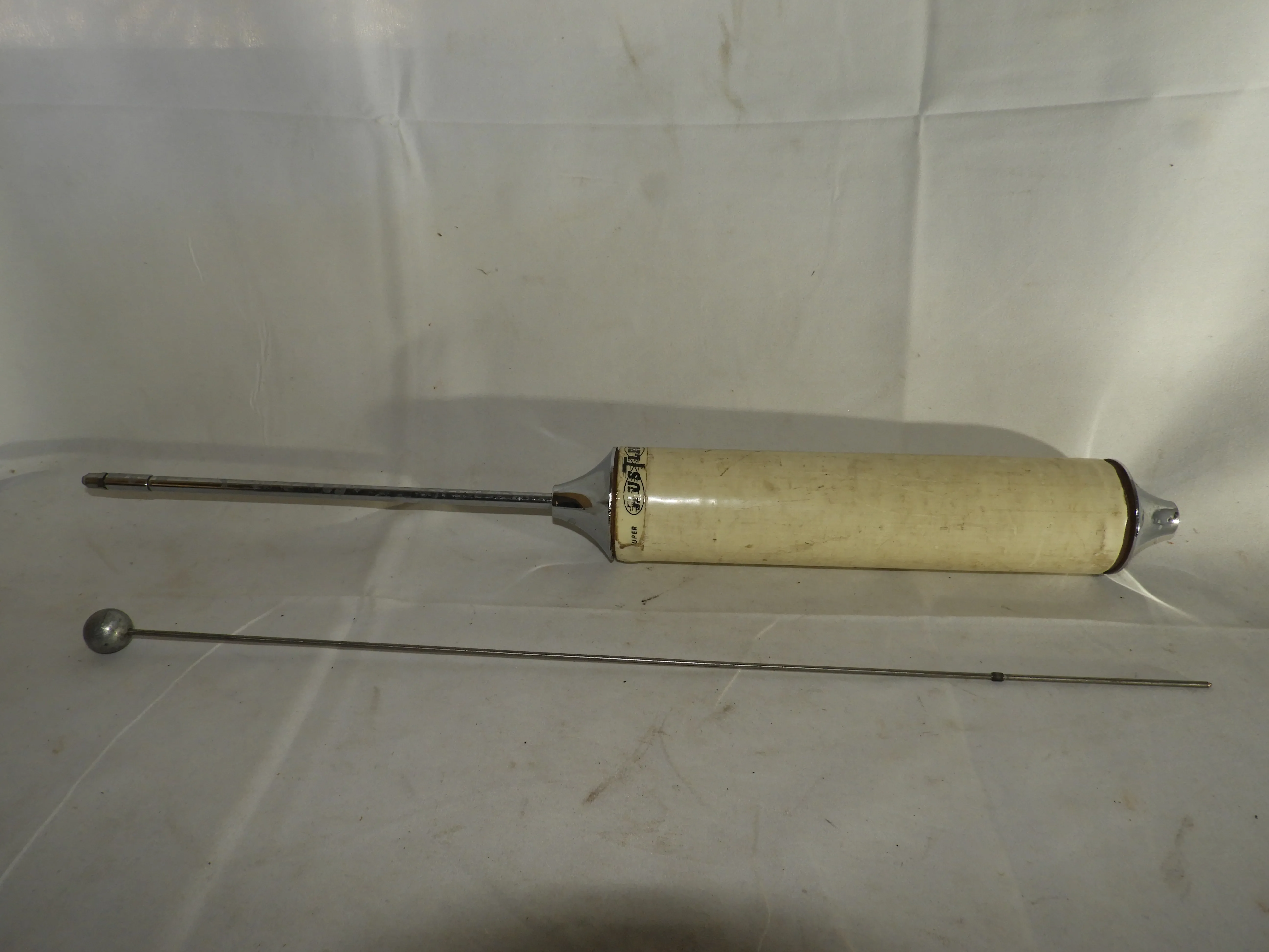 Vintage Super Hustler RM-75-S CB Radio Mobile Antenna w/ 18" Whip